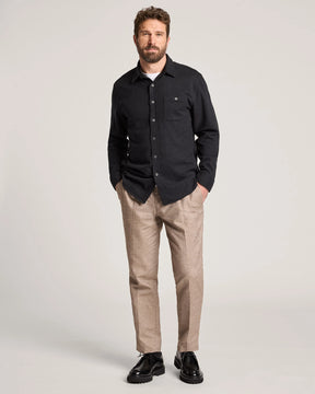 MEN'S FREMONT COTTON FLANNEL SHIRT<br>CHARCOAL HEATHER