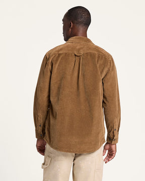 MEN'S BELMONT CORDUROY SHIRT JACKET<br>COFFEE