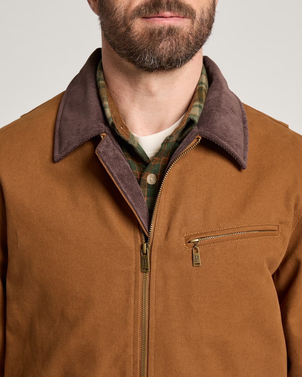 MEN'S TAHOMA CANVAS TRUCKER JACKET<br>WHISKEY