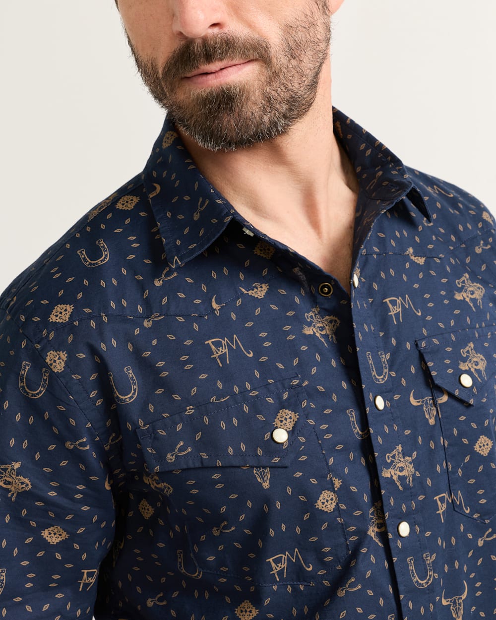 LARAMIE SHIRT SS<br>WESTERN NAVY