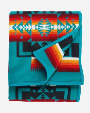 CHIEF JOSEPH BLANKET<br>TURQUOISE