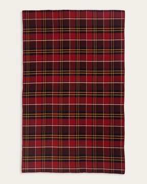 ECO-WISE WOOL PLAID/STRIPE BLANKET<br>LODGE PLAID