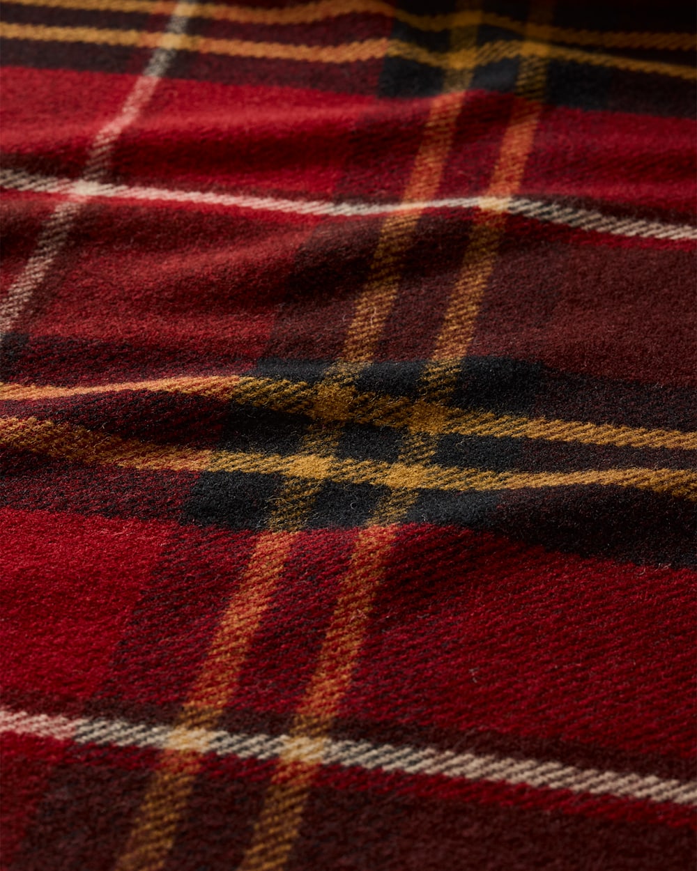 ECO-WISE WOOL PLAID/STRIPE BLANKET<br>LODGE PLAID