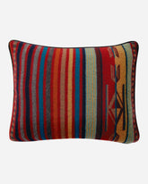 CHIMAYO TOSS PILLOW <br>GARNET STRIPE