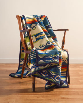 JACQUARD UNNAPPED ROBE<br>CREEKSIDE