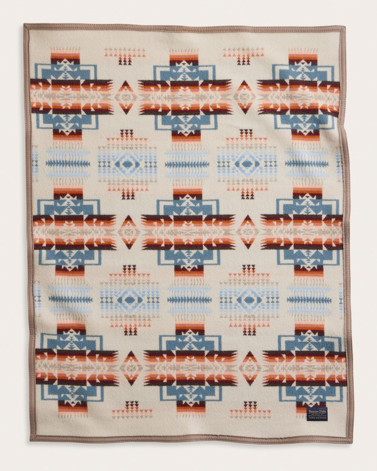 CHIEF JOSEPH CRIB BLANKET<br>ROSEWOOD