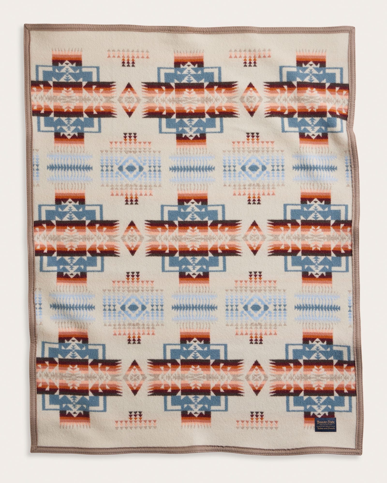 CHIEF JOSEPH CRIB BLANKET<br>ROSEWOOD