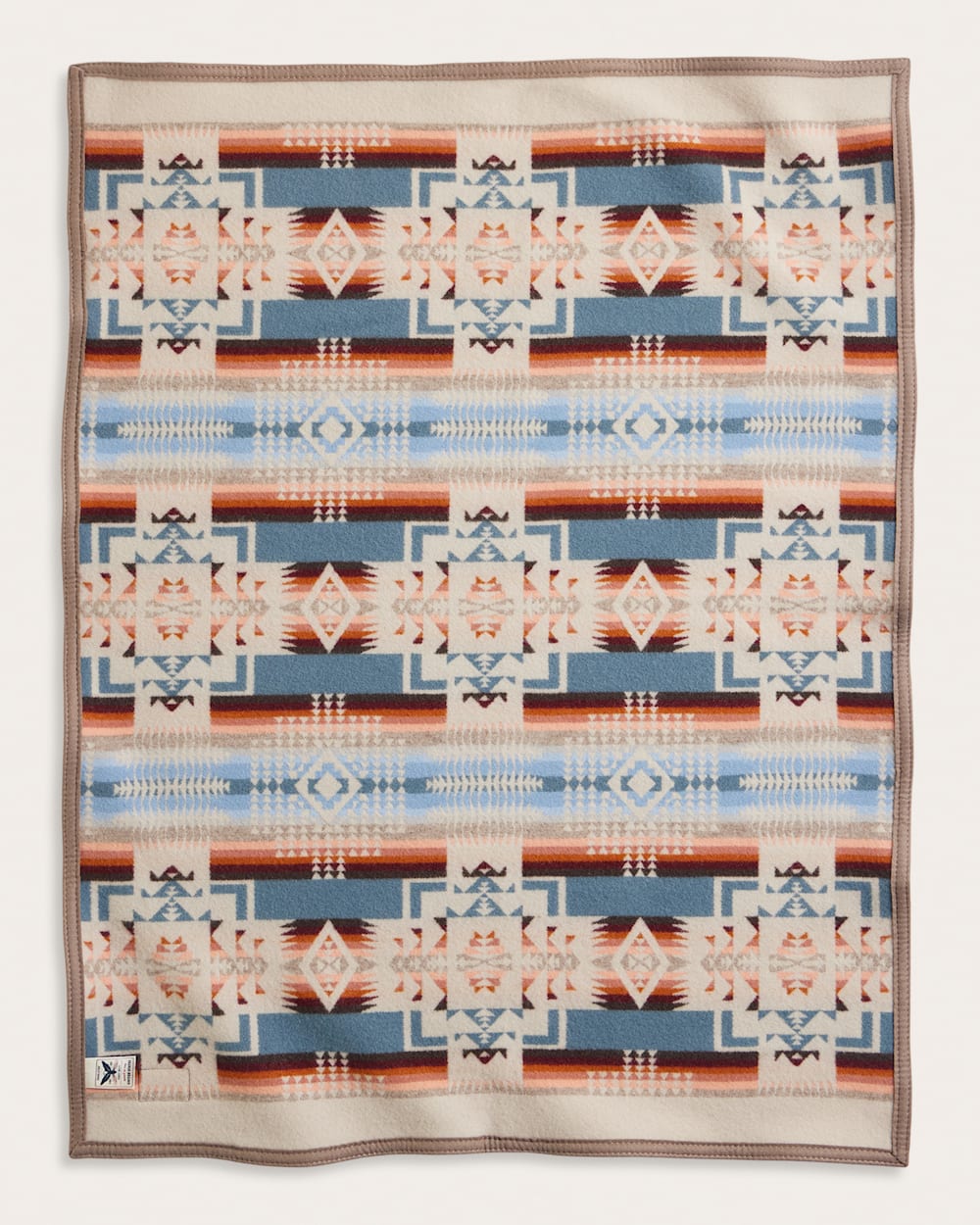 CHIEF JOSEPH CRIB BLANKET<br>ROSEWOOD