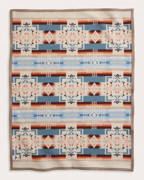 CHIEF JOSEPH CRIB BLANKET<br>ROSEWOOD