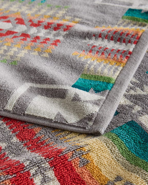 CHIEF JOSEPH 3PC TOWEL SET<br>GREY