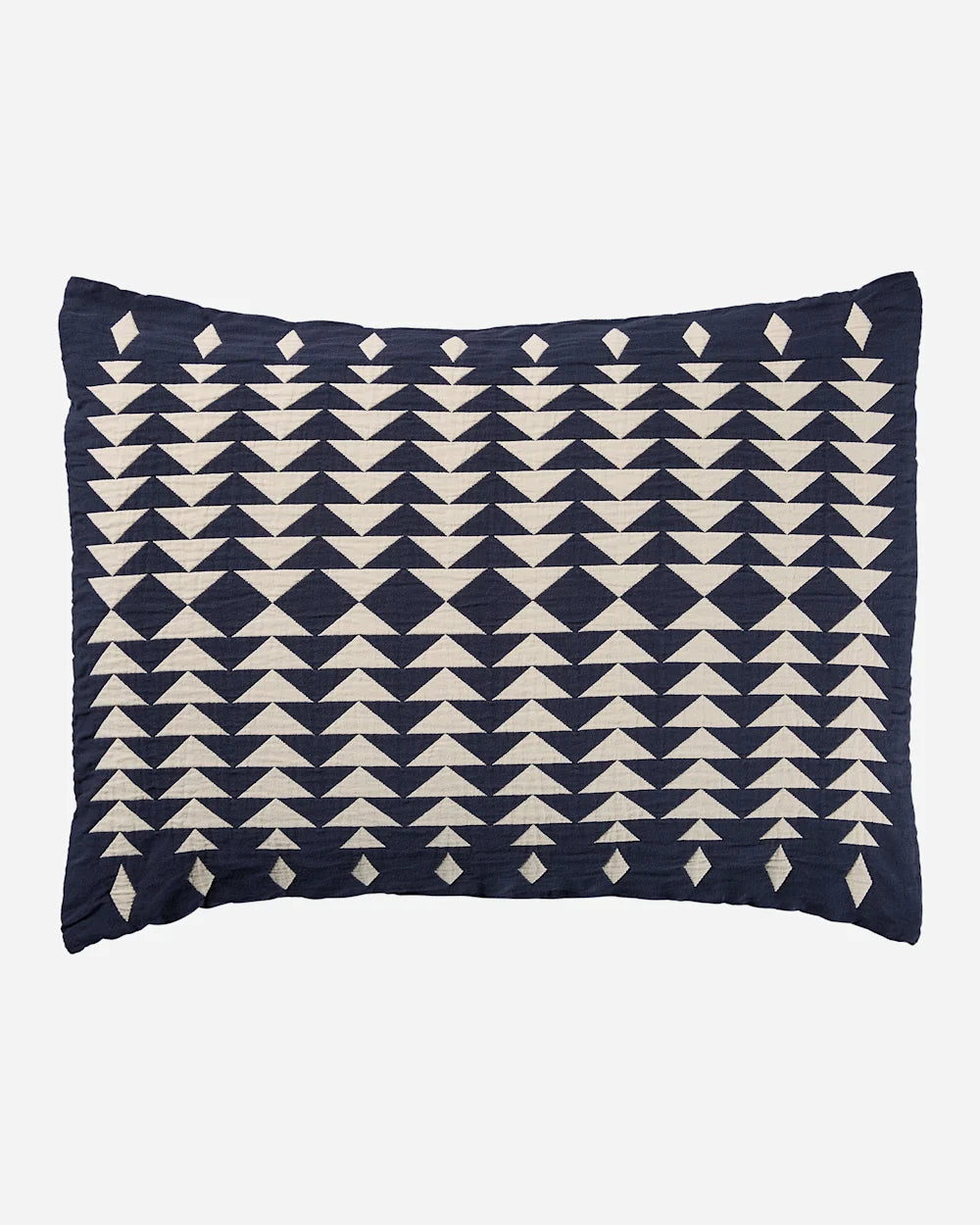 MIDNIGHT NOVA COTTON MATELASSE SHAM<br>MIDNIGHT NOVA