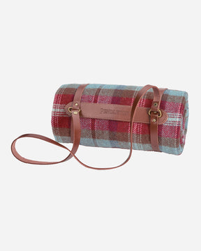 MOTOR ROBE THROW WITH LEATHER CARRIER<br>RUBY BEACH