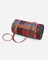 MOTOR ROBE THROW WITH LEATHER CARRIER<br>BROOKINGS