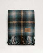 MOTOR ROBE THROW WITH LEATHER CARRIER<br>TOWNSEND PLAID