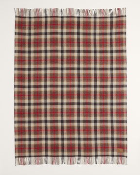 MOTOR ROBE THROW WITH LEATHER CARRIER<br>LASSEN