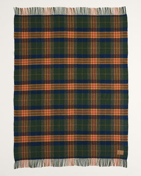 MOTOR ROBE THROW WITH LEATHER CARRIER<br>FOREST PARK