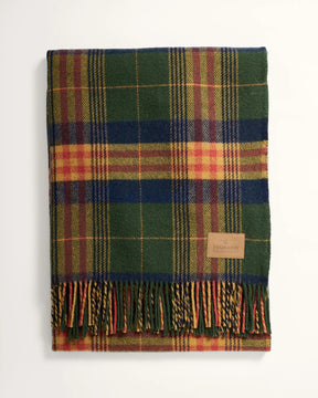 MOTOR ROBE THROW WITH LEATHER CARRIER<br>FOREST PARK
