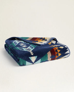 DIAMOND PEAK SPA TOWEL<br>NAVY