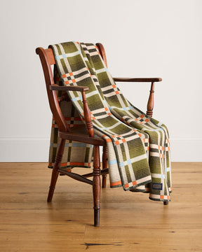 FOUR SQUARE THROW<br>SLIDE MOUNTAIN OLIVE