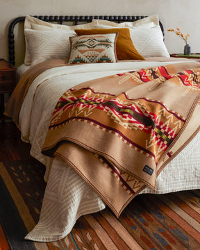 BEACON ROCK BLANKET<br>TAN MULTI