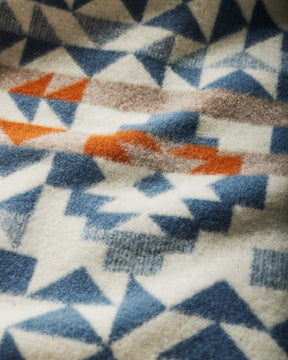 BLUE RIDGE BLANKET<br>BLUE/RUST
