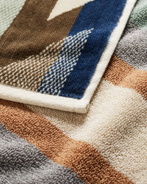 WYETH TRAIL 3PC TOWEL SET<br>TAN MULTI
