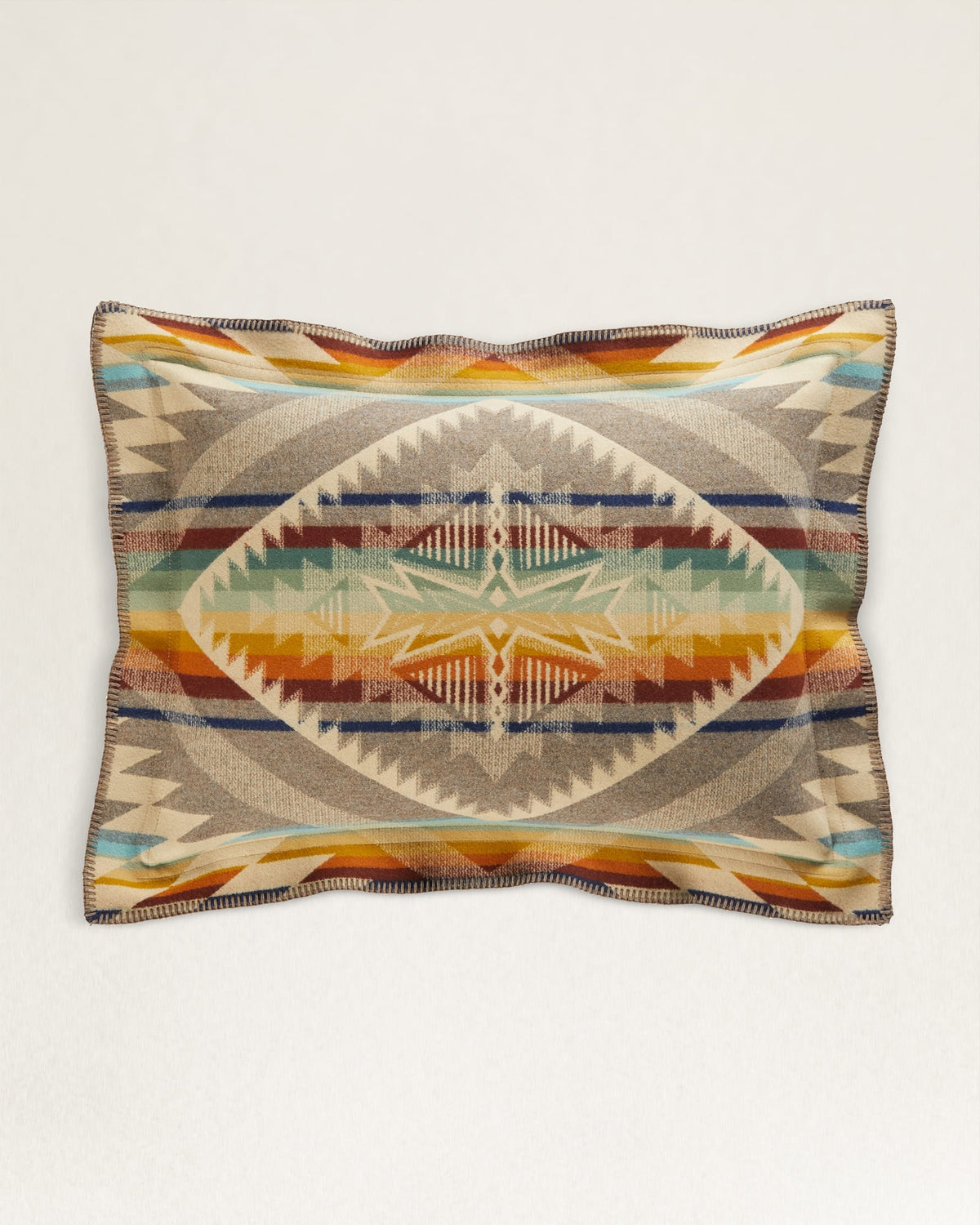 SUMMERLAND SHAM<br>TAUPE MULTI