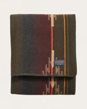TUMALO RIDGE THROW<br>GREEN
