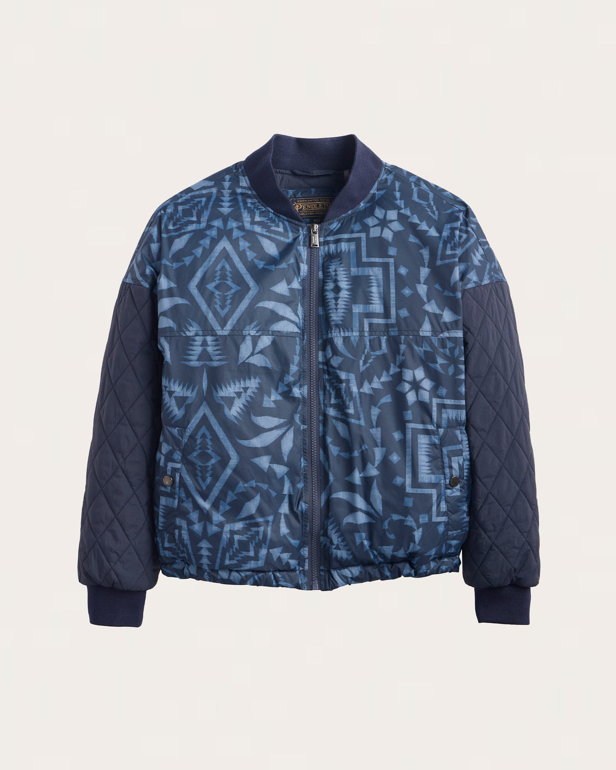 WOMEN'S SWEET GRASS BOMBER<br>HARDING NAVY
