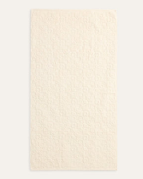 SCULPTED TOWEL 3-PIECE SET<br>IVORY