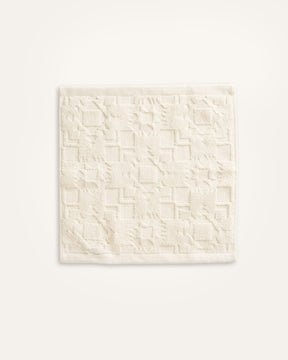 SCULPTED TOWEL 3-PIECE SET<br>IVORY
