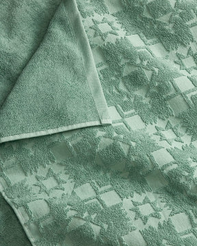 SCULPTED TOWEL 3-PIECE SET<br>MARINE