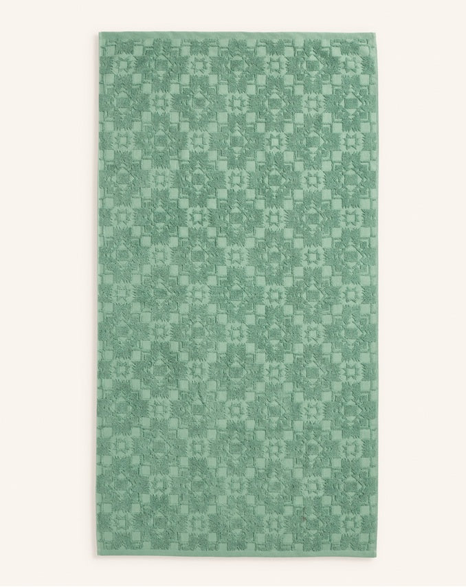SCULPTED TOWEL 3-PIECE SET<br>MARINE