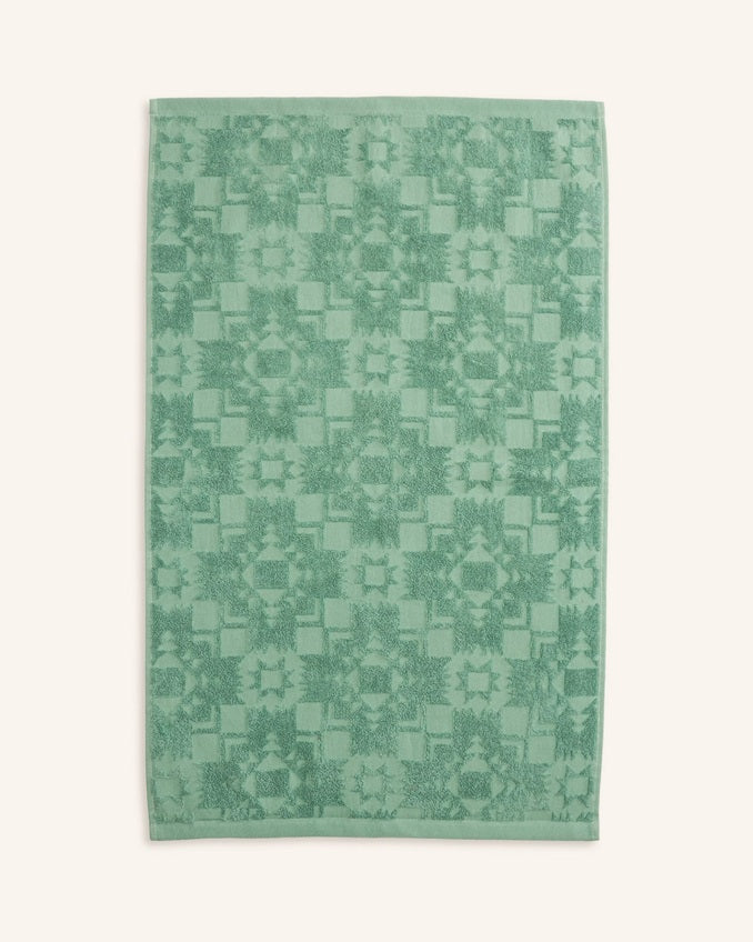 SCULPTED TOWEL 3-PIECE SET<br>MARINE