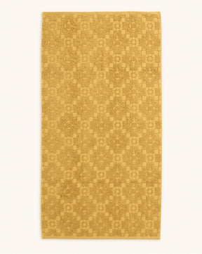SCULPTED TOWEL 3-PIECE SET<br>OCHRE