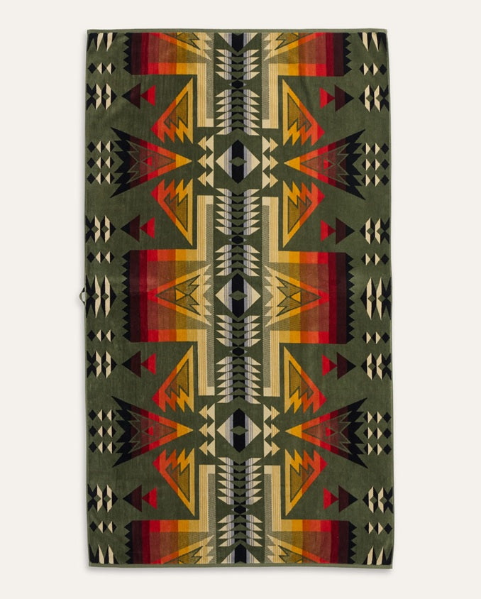 OVERSIZED JACQUARD SPA TOWEL<br>PONDEROSA