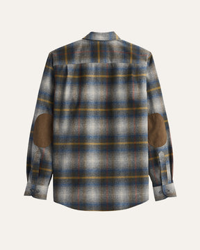 MEN'S TRAIL SHIRT<br>GREY MULTI PLAID
