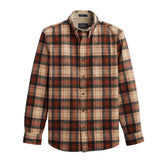 SAMPLE - Fireside Shirt<br>Brown/Red Plaid
