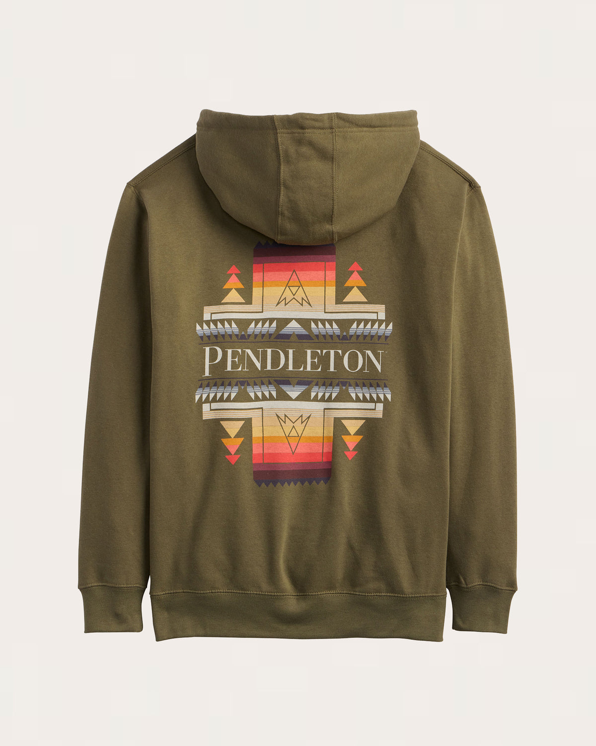 PONDEROSA GRAPHIC HOODY<br>MILITARY GREEN/MULTI