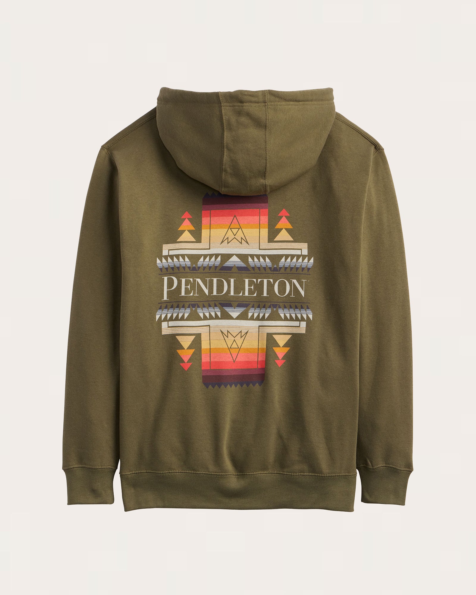 PONDEROSA GRAPHIC HOODY<br>MILITARY GREEN/MULTI
