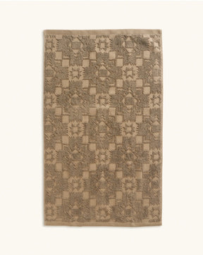 SCULPTED 3-PIECE TOWEL SET<br>STONE