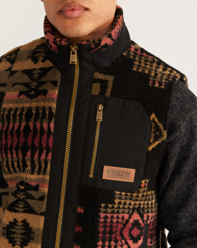 Ridgeline - Fleece Vest <br> Black/Olive Chief Joseph