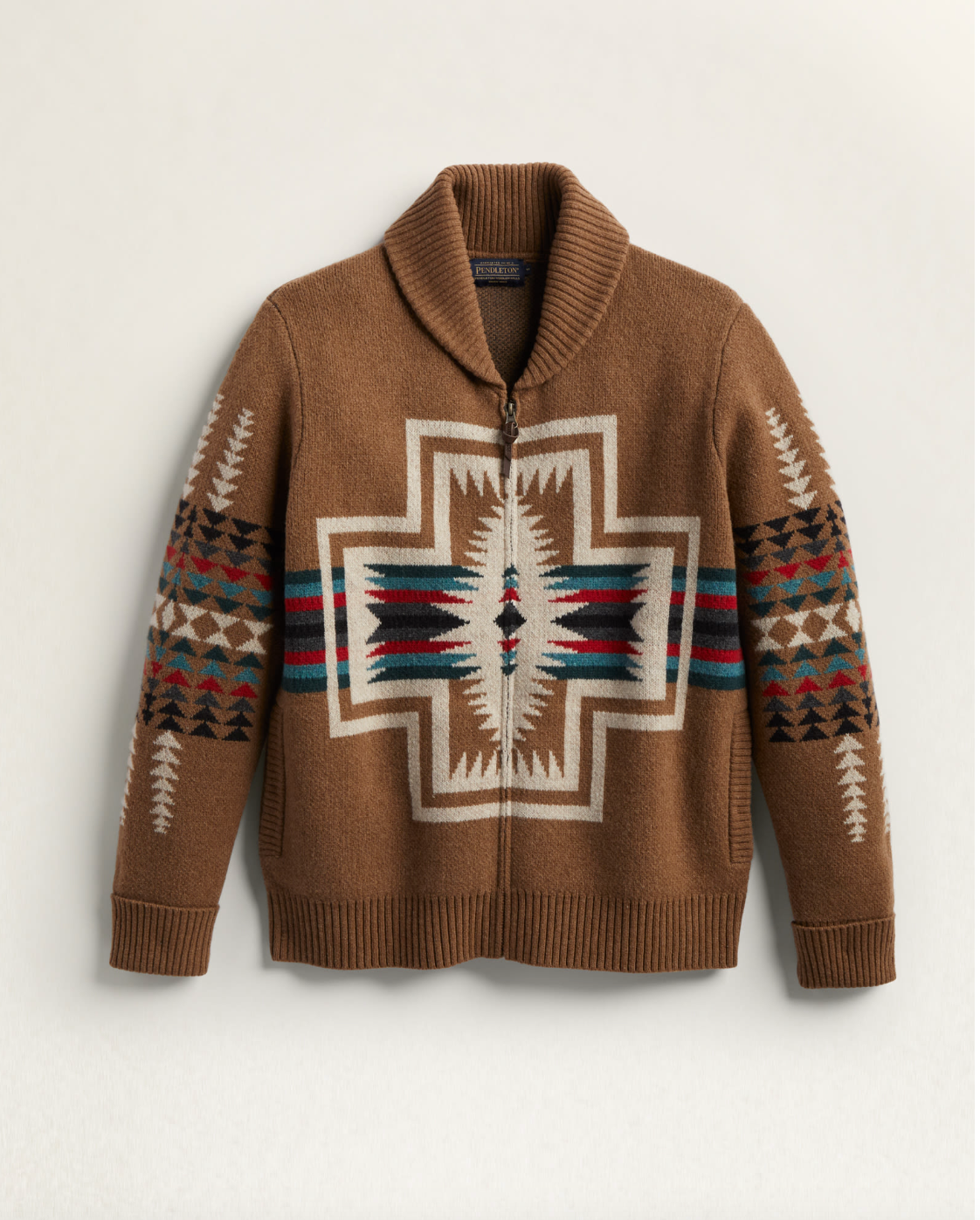 Harding Zip Cardigan <br> Harding Taupe