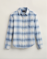 Boyfriend Flannel Shirt <br> Blue Ombre