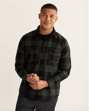 Scout Shirt <br> Blue/Green Buffalo Check