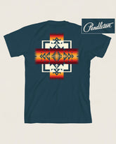 Chief Joseph Graphic Tee <br> Deep Teal / Multi