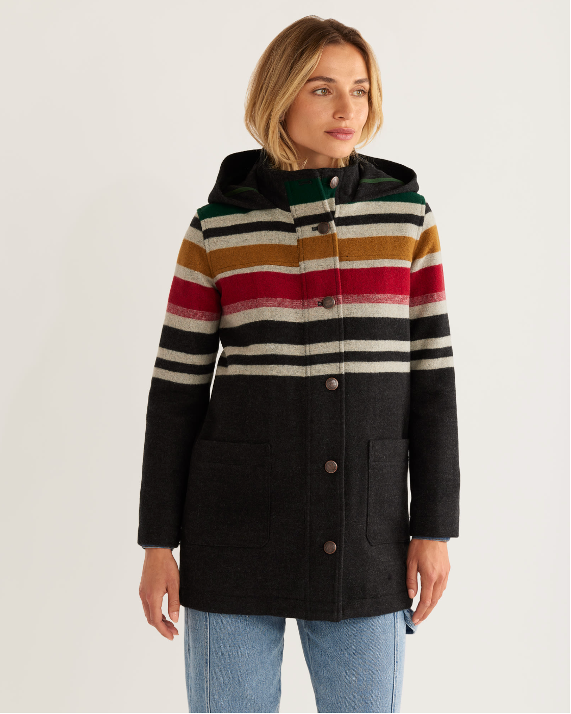Pendleton 2025 striped coat