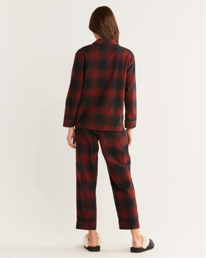 Women's Pajama SetRed/Black Ombre