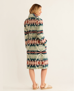 Women's Robe <br> Silver Blue Harding Star