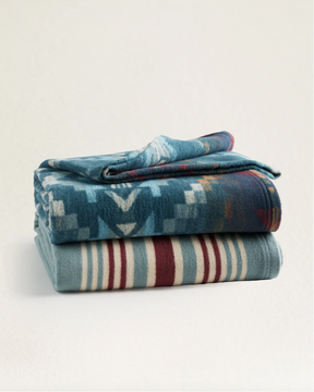 Organic Cotton Throw Gift Pack<br>Marine/Shale